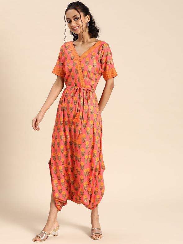 Designer Indian Dhoti Jumpsuit for 