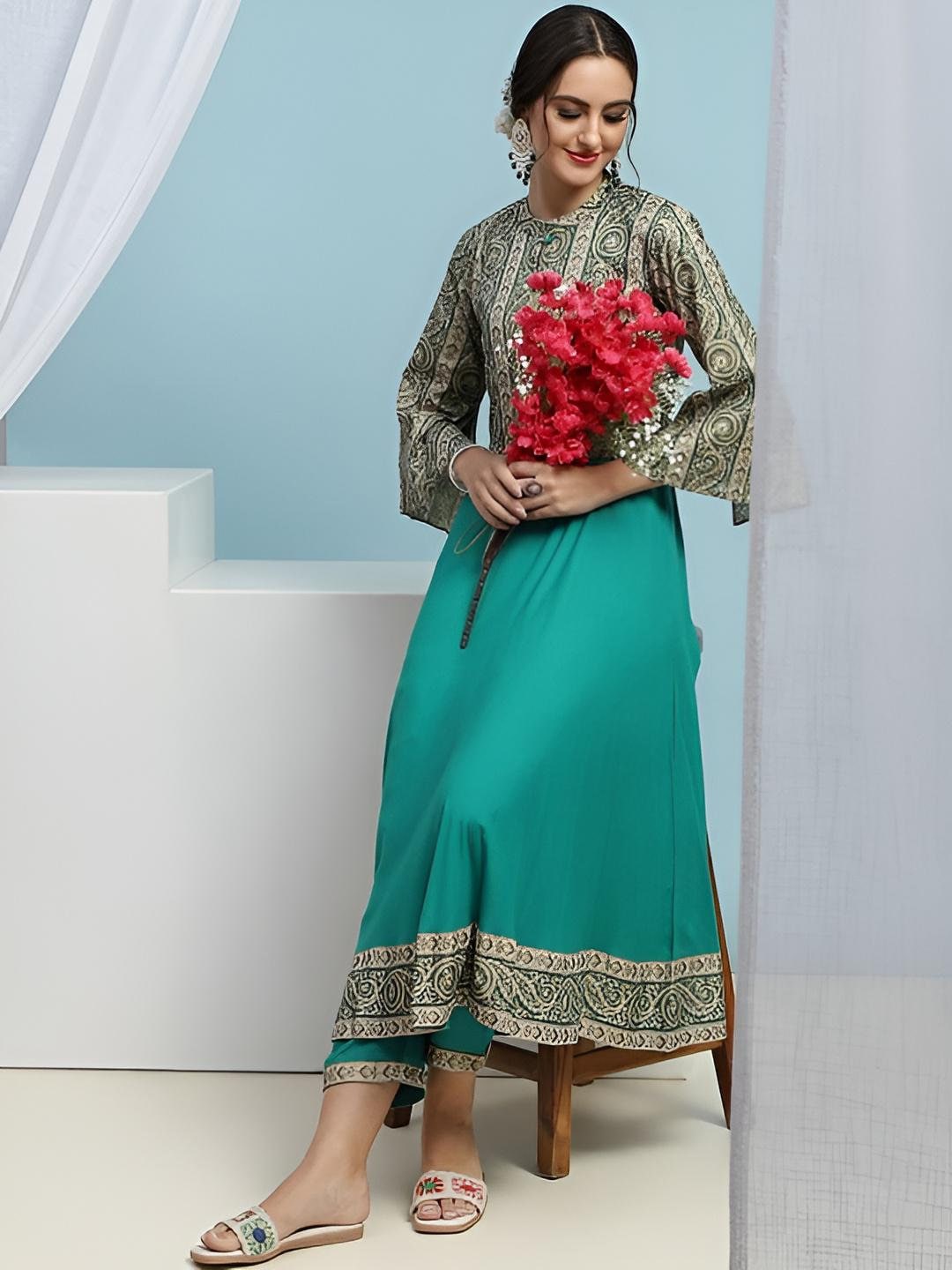 Kurti With Jacket - Etsy