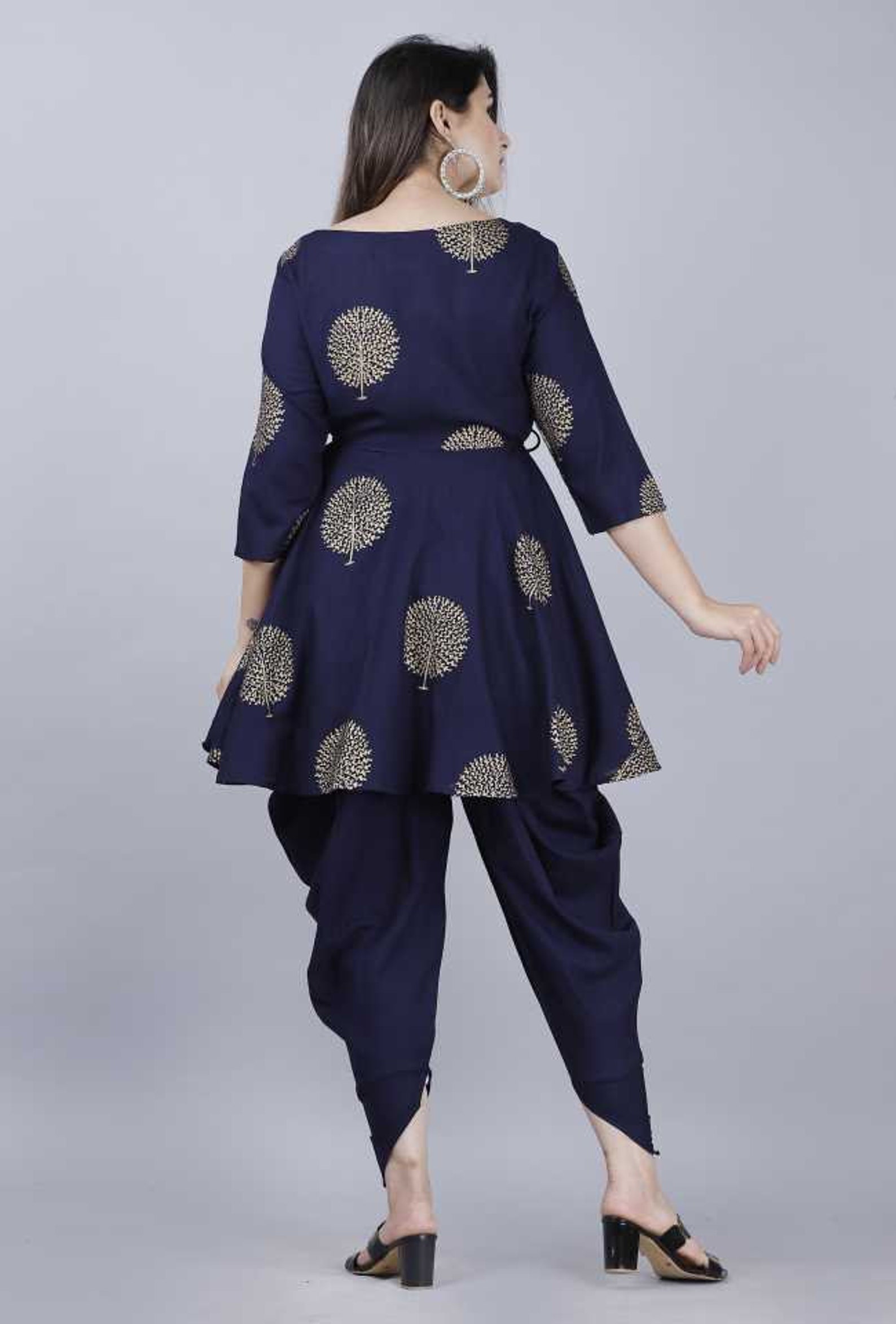 kurti with dhoti pants
