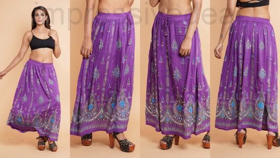 Sequin hot sale skirt india