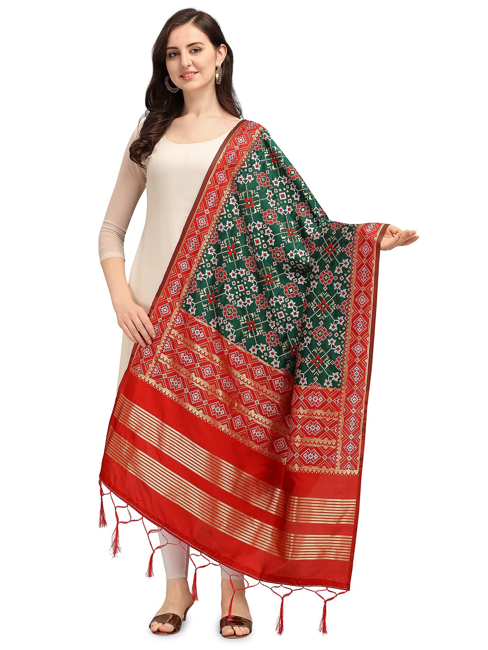 Ikkat pattu dupattas clearance online