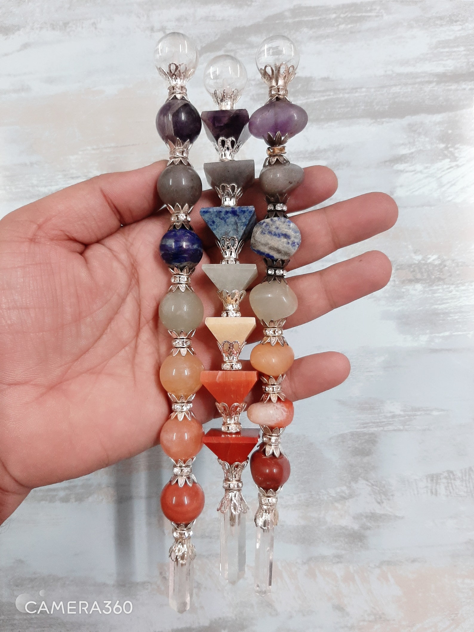 7 Chakra Healing Sticks Crystal Wand Energy Spiritual With Etsy UK