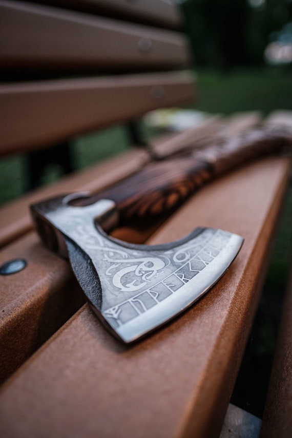 Beautiful Viking Axe's Handmade High Carbon Steel Viking Bearded Axe Xmas Gifts 