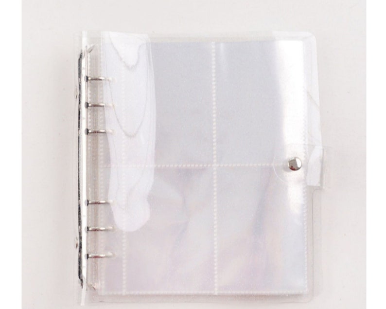 Glitter A6 Photo Card Binder /twinkle Six Ring Glitter Photo Etsy