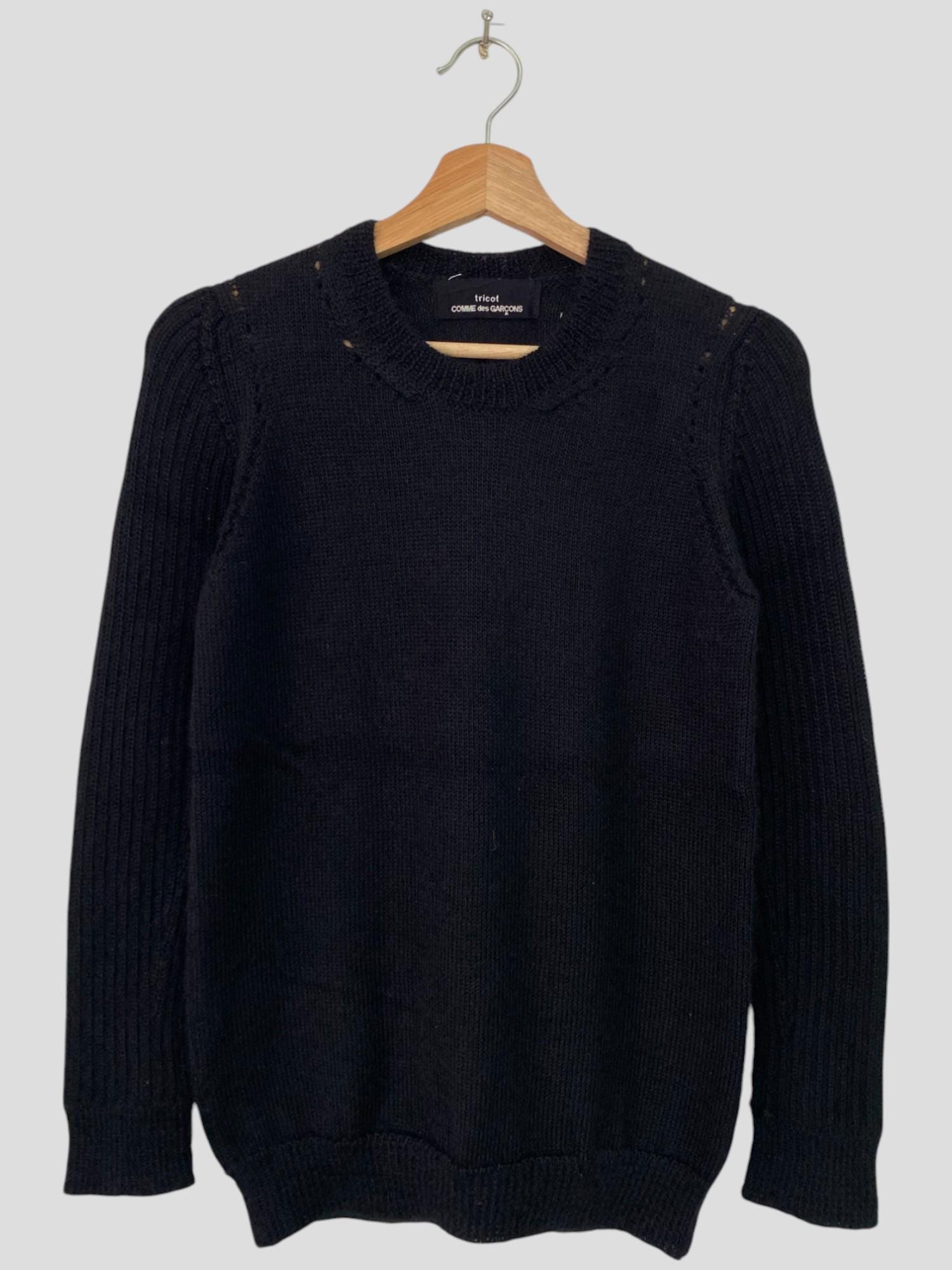 【tricot COMME des GARÇONS】Wool sweater Vintage Tricots Comme Des Garcons Wool Knit Sweater - Japanese