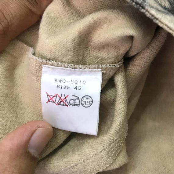 Vintage Abstract Pattern Cropped Jacket - S Size - image 10