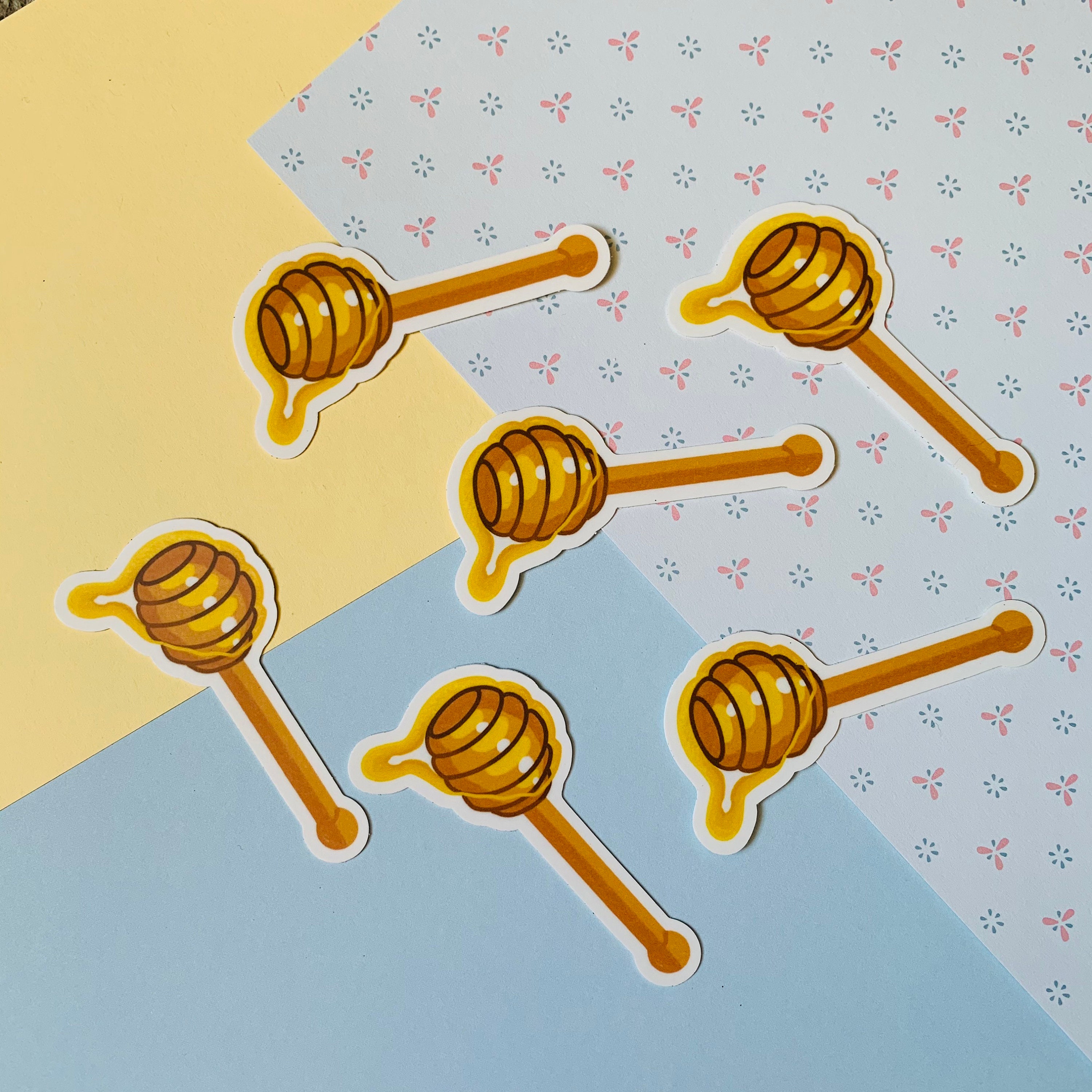 Honey Wand Sticker/ Honey Sticker/ Diecut Sticker/ Matte Etsy UK