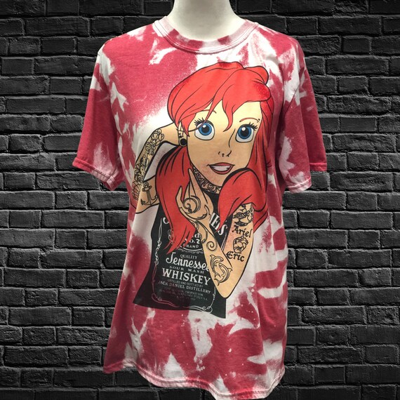 Bleached Punk Princess Ariel Tee | Etsy