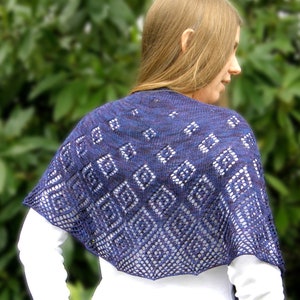 Shattered Stars - Lace Shawl Knitting Pattern