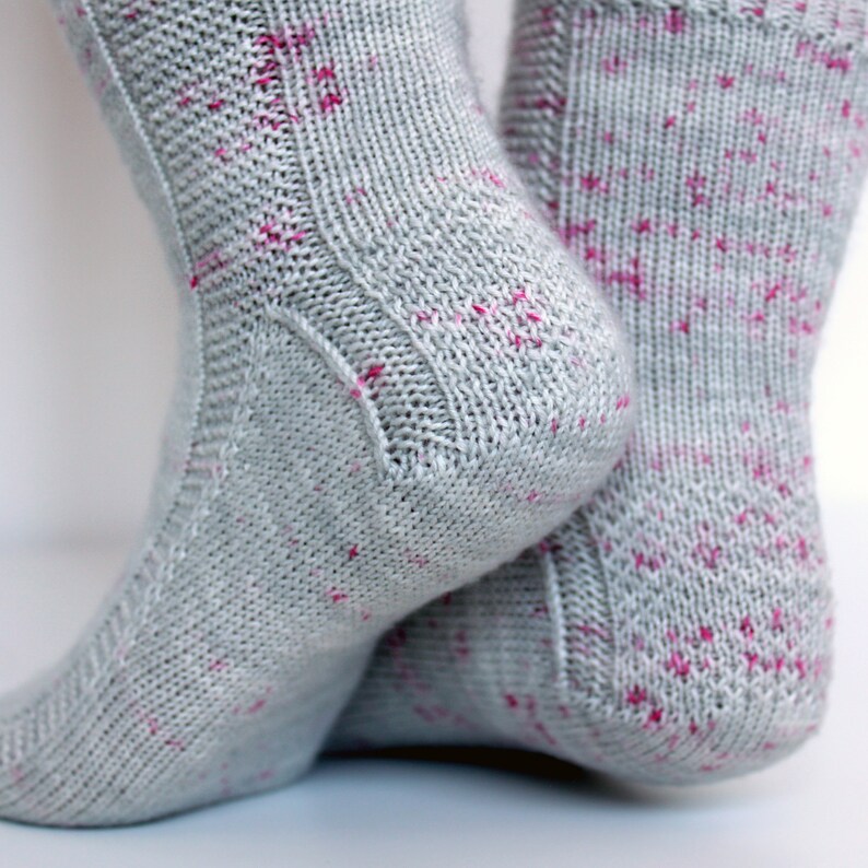 Treabh Textured Toe Up Sock Knitting Pattern image 5