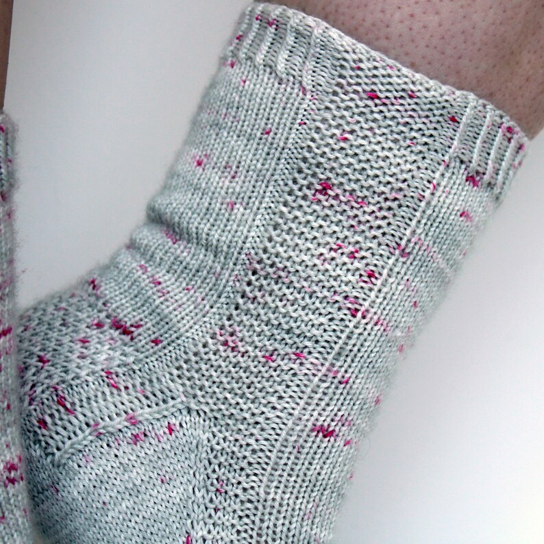 Treabh Textured Toe Up Sock Knitting Pattern image 8