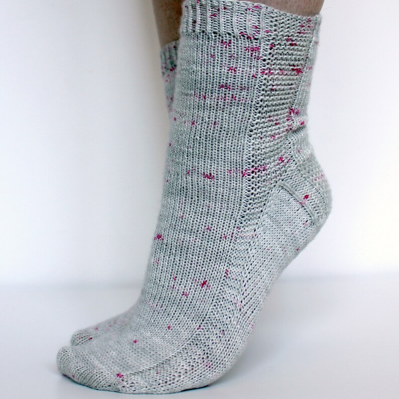 Treabh Textured Toe Up Sock Knitting Pattern image 3