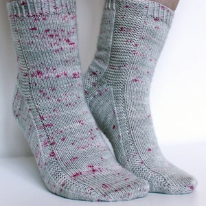 Treabh Textured Toe Up Sock Knitting Pattern image 2