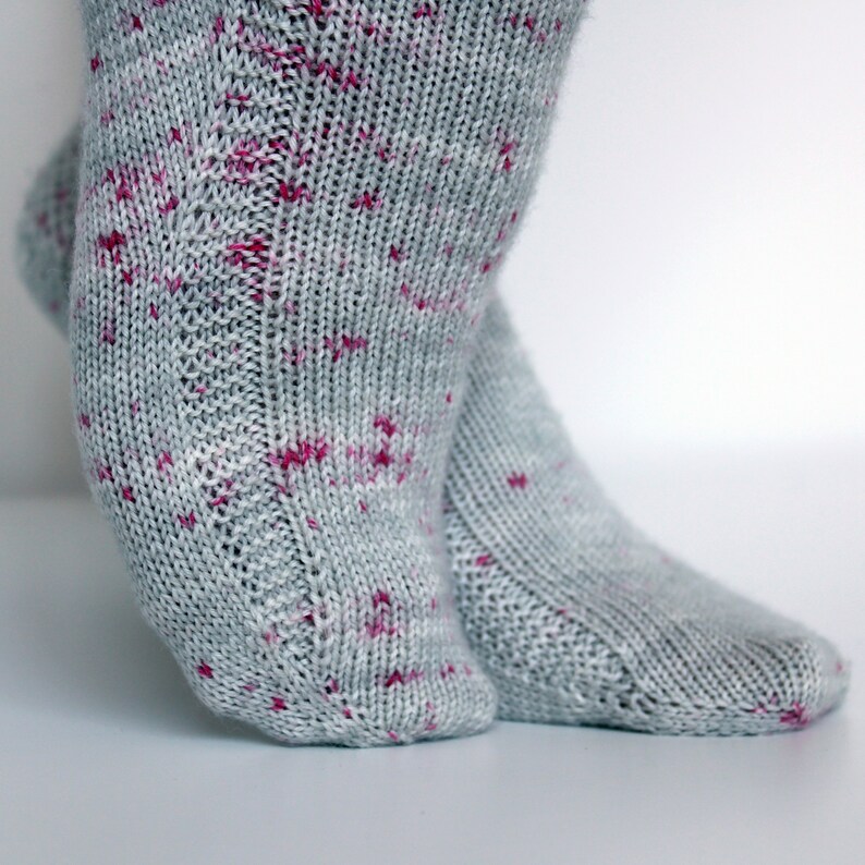 Treabh Textured Toe Up Sock Knitting Pattern image 6