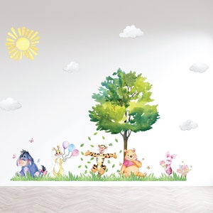 Winnie and Friends Wall Stickers, Kids Wall Stickers, Winnie the Pooh Wall Decals