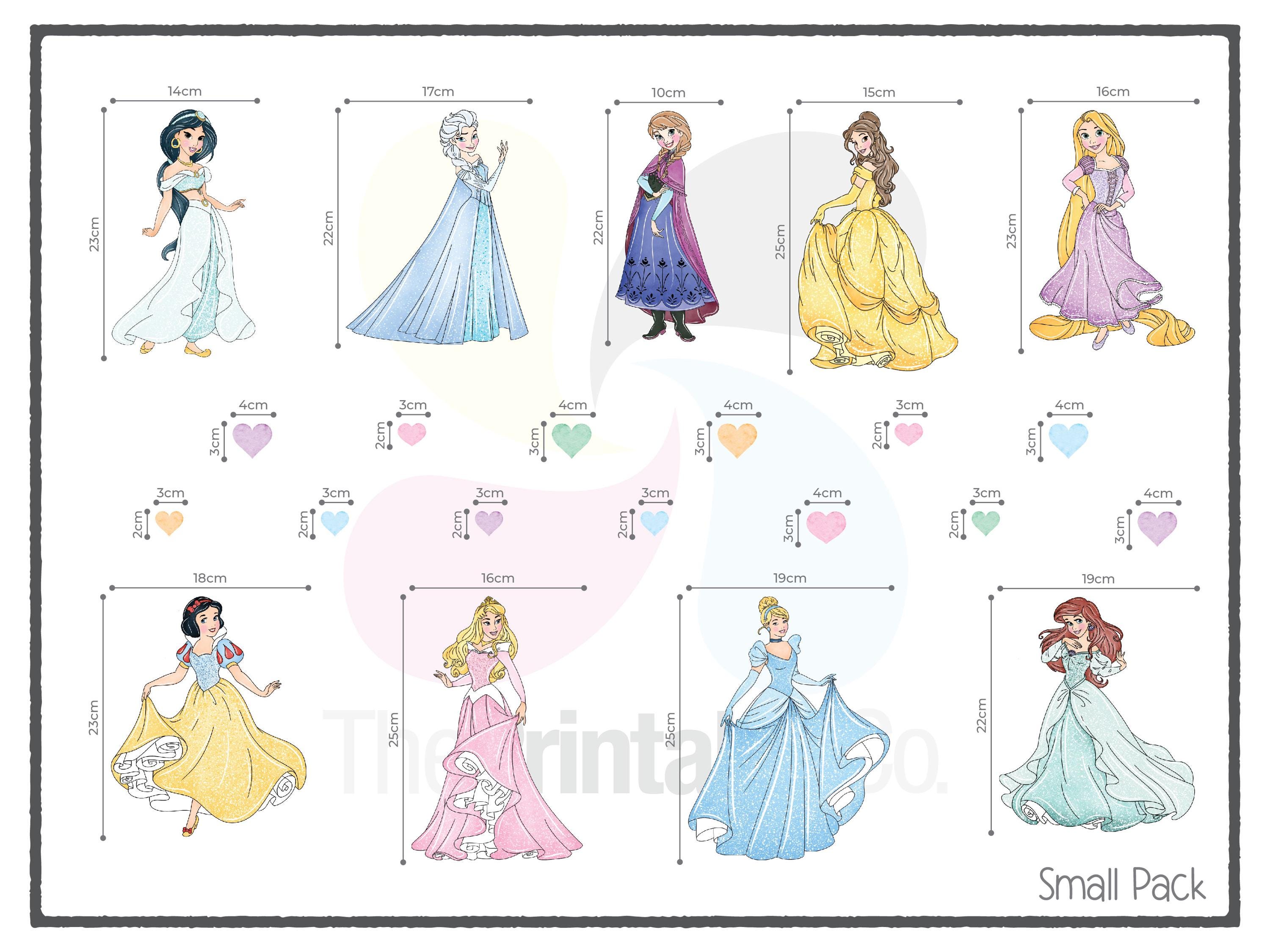 Princess Wall Decals: Girls Room Decor, Peel & Stick - Etsy UK