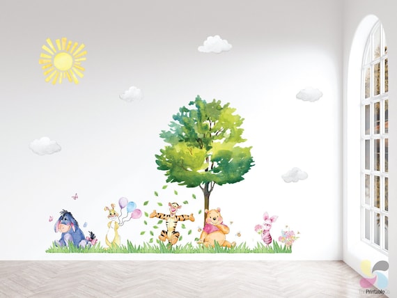 Winnie the Pooh Wall Decals: Kids Nursery Decor