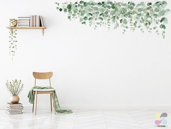 Adesivi Murali A Forma Di Foglia, Adesivi Murali Con Piante Verdi Decorazioni Per Casa Per Soggiorno Cameretta Dei Bambini 98232235