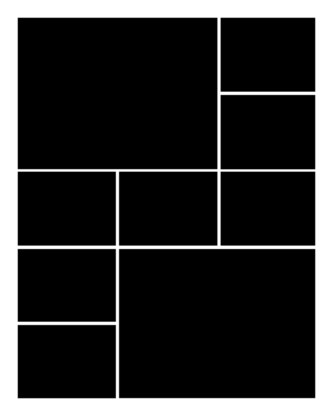 8x10 Photo Collage Template Bundle Photoshop Template Pack - Etsy
