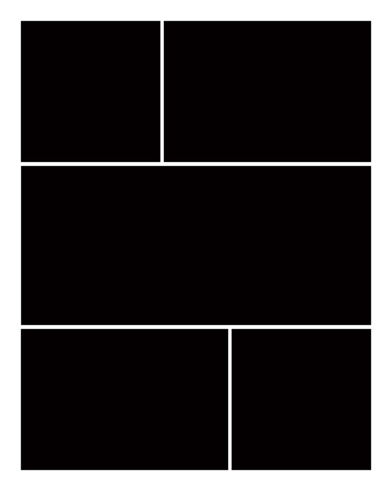 8x10 Photo Collage Template Bundle Photoshop Template Pack | Etsy
