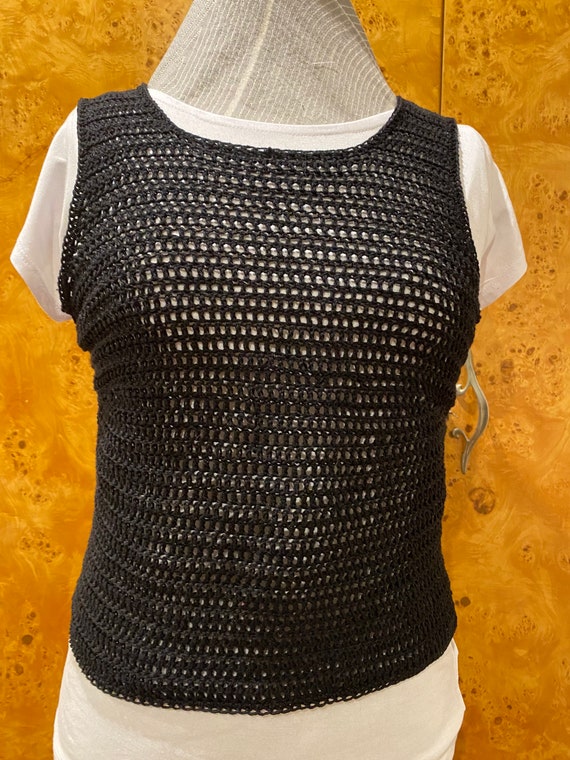 Crochet Mesh Tank Top Pattern: Made-to-Measure Goth Emo (PDF Pattern)