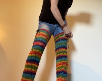 How to CROCHET BALLET style spiral flared/straight legwarmers boot topper EASY beginner crochet pdf pattern & photo tutorial for all sizes
