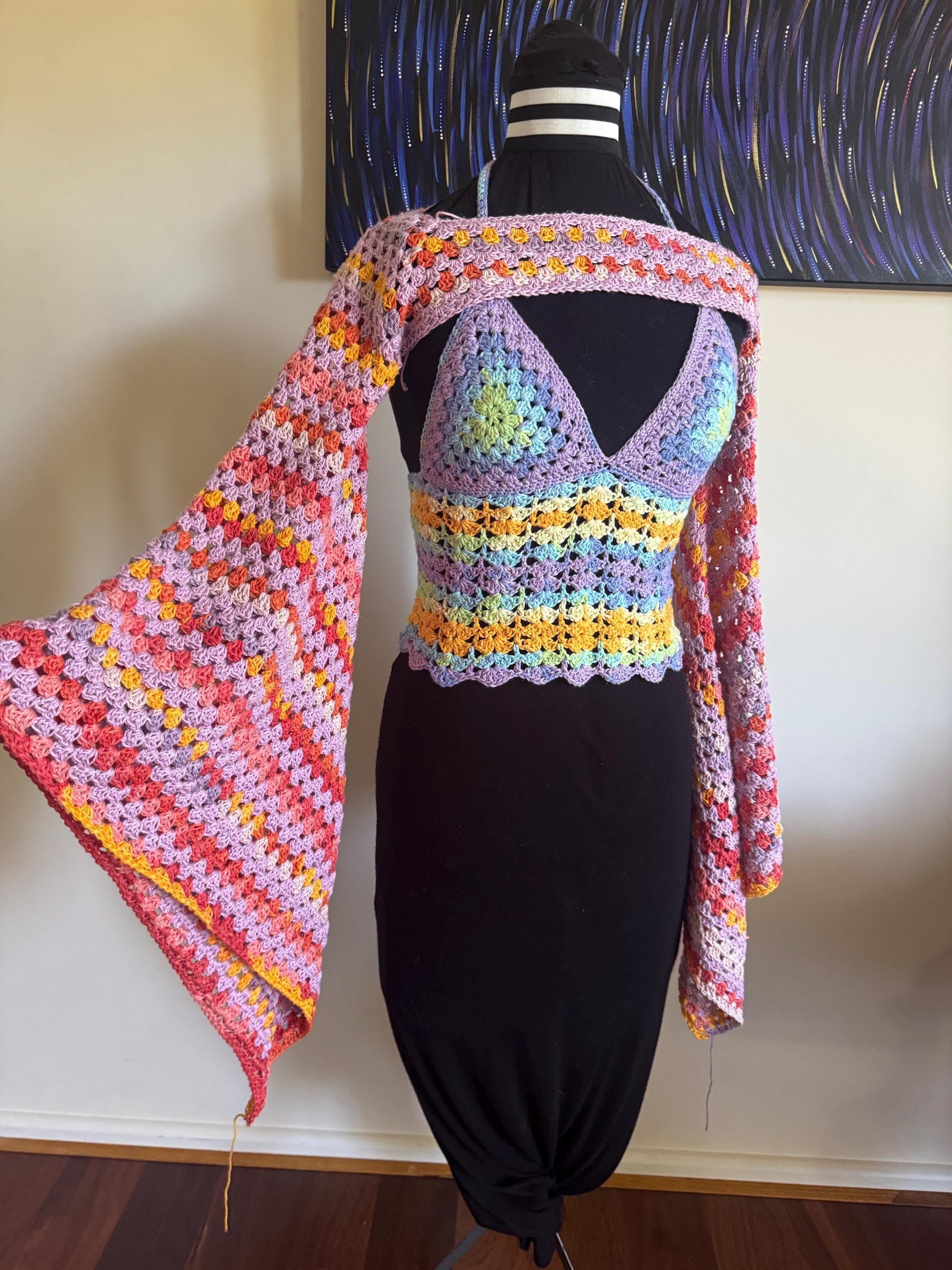 Crochet Dress Rave - Etsy