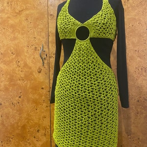SLINKIMALINKI DRESS size inclusive crochet pattern with photo tutorial and step-by-step instructions. Mermaid/festival/cottagecore/faerie