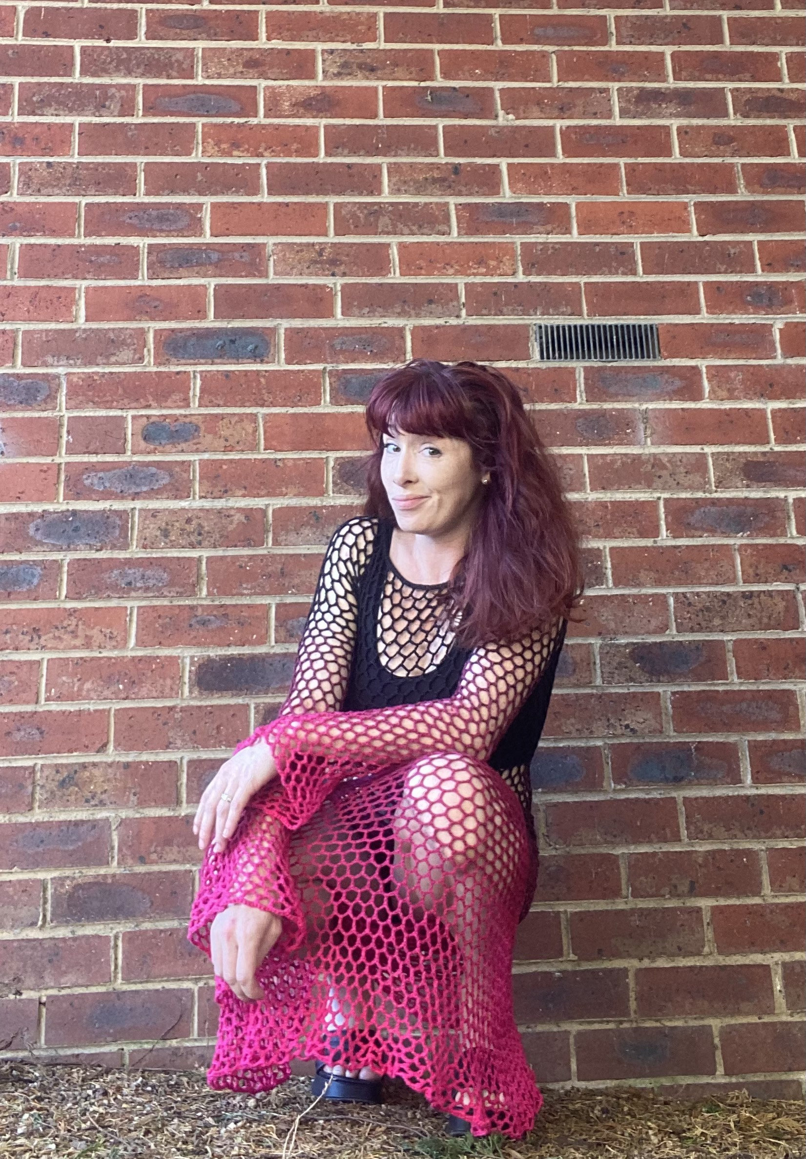 Crochet Mesh Dress Pattern, Flared Sleeves, Beginner Friendly (PDF Pattern)  Morticia Costume, Cosplay, Goth Festival Style. Hobbii Sultan - Etsy