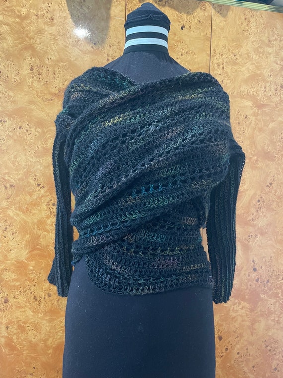 HUG ME Tight:easy All-sizes Crochet Pattern Sweater Scarf, Scarf
