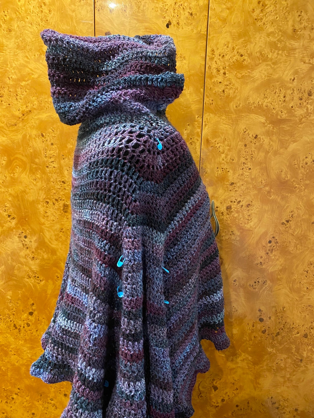 Hooded Poncho/cape Easy Beginner Crochet Pattern & Photo Tutorial