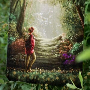 DIN A6 Karte ~ Auf neuen Wegen ~  Wandern, Wald, Natur