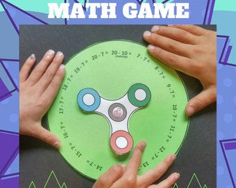 Subtraktion Spinner Mathe Spiel