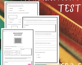 Measurement Math Assessment