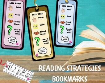 reading strategies etsy