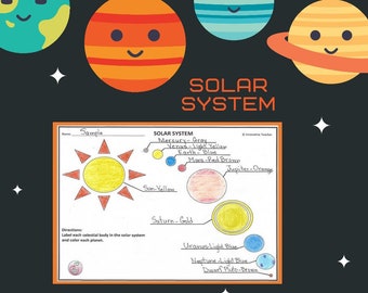 Sonnensystemkunde Arbeitsblätter
