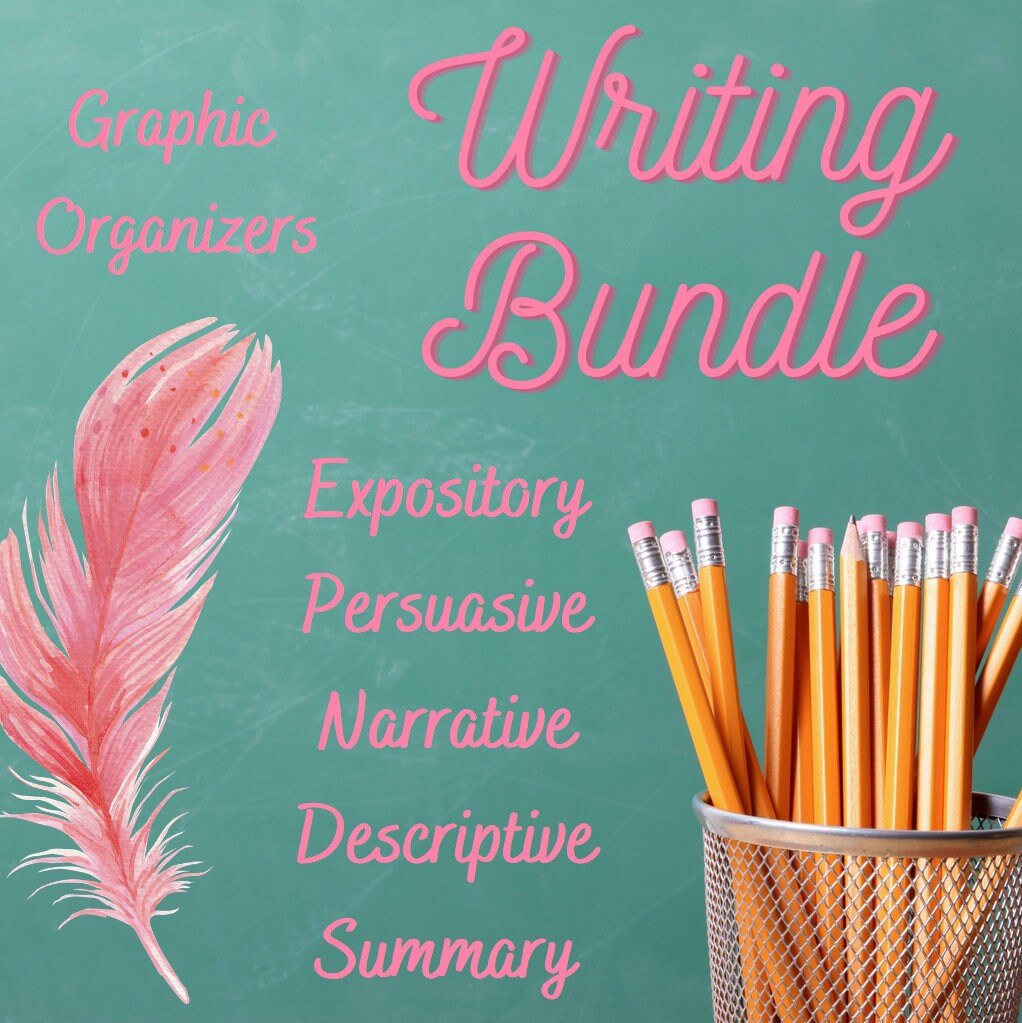 Writing Graphic Organizer Bundle Etsy