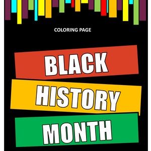 Black History Month Printable Worksheets - Etsy