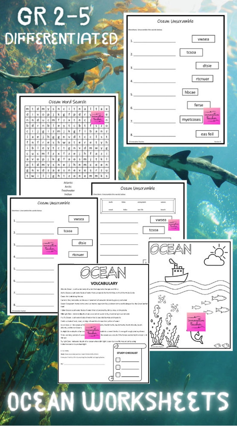 ocean-printable-worksheets-etsy