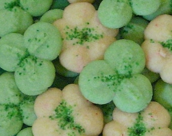 St. Patty's SPRITZ - 3 Dozen Homemade Fresh Almond SPRITZ COOKIES