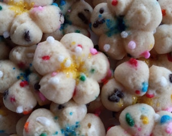 GALLETAS Funfetti Confetti SPRITZ - 3 docenas de galletas caseras de vainilla fresca con sabor a spritz. No aptas para celíacos.