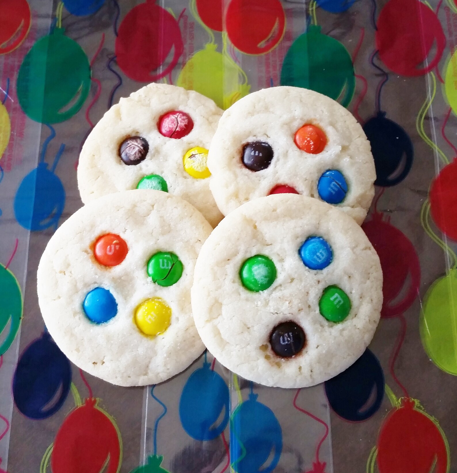 ONE Dozen Homemade Fresh M M SUGAR Cookies Etsy