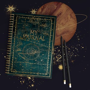 Star Map Galaxy Journal Notebook - Ruled Line