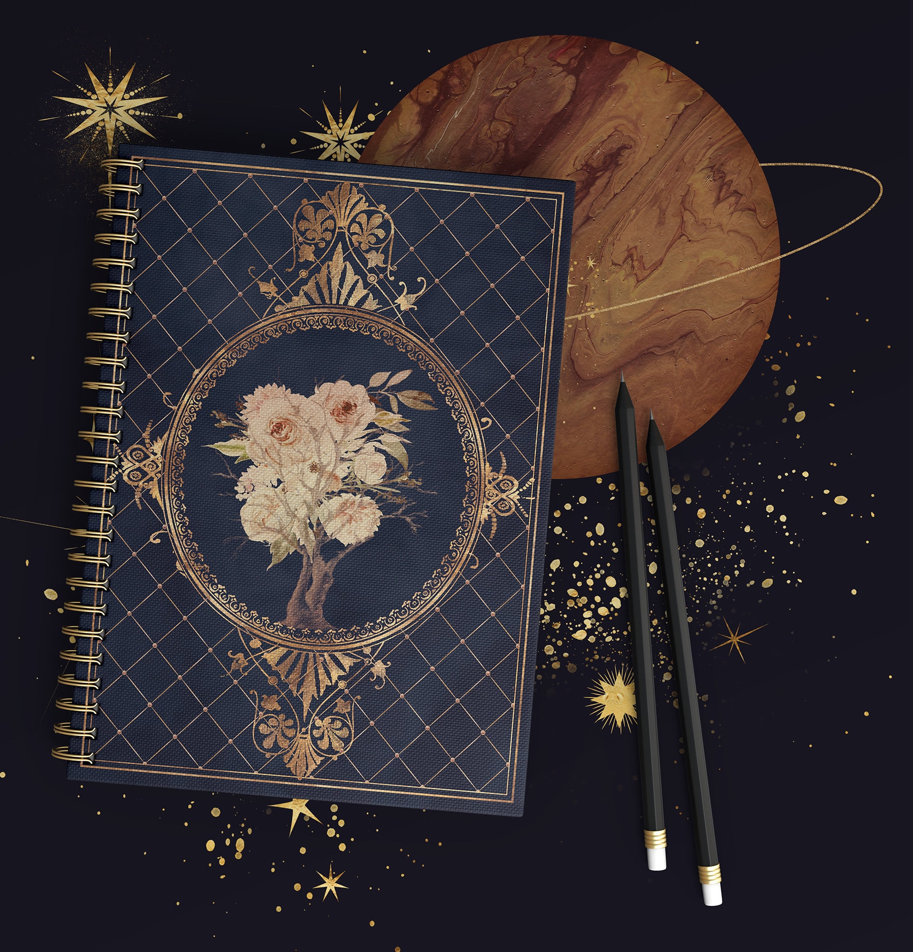 The Witchy Journal: Witch Notebook / Wicca Diary / Tarot Journal