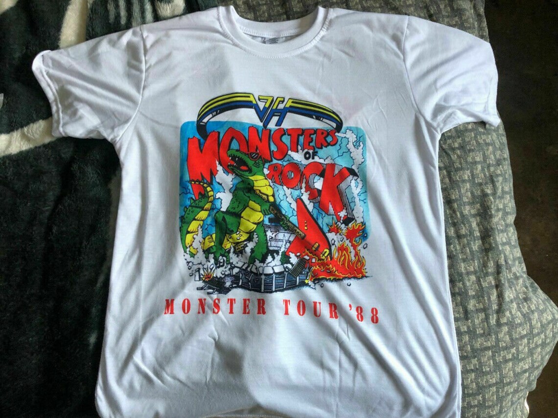 Monsters of Rock Tour 1988 White T shirt Unisex New Design Re Etsy
