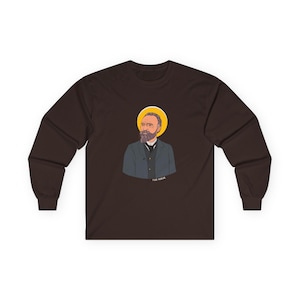 St. Bartolo Longo ユニセックス ウルトラコットン ロングスリーブTシャツ