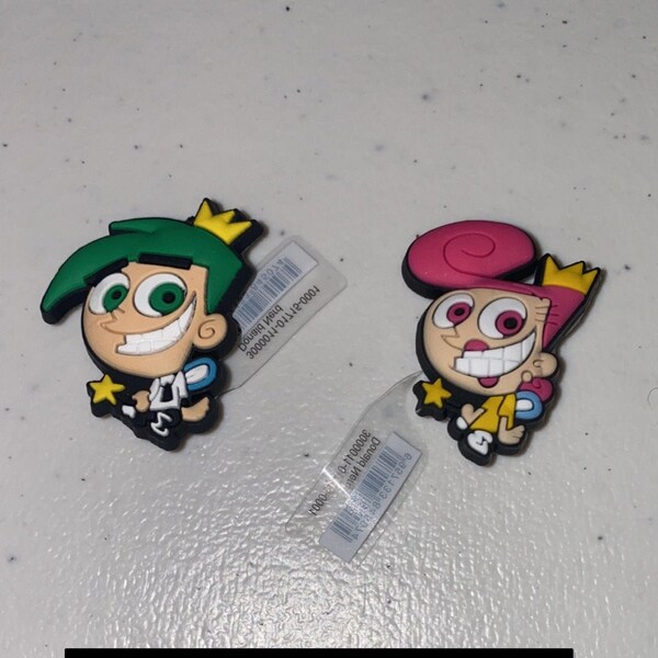 shoe charms for crocs.  fairly odd parents