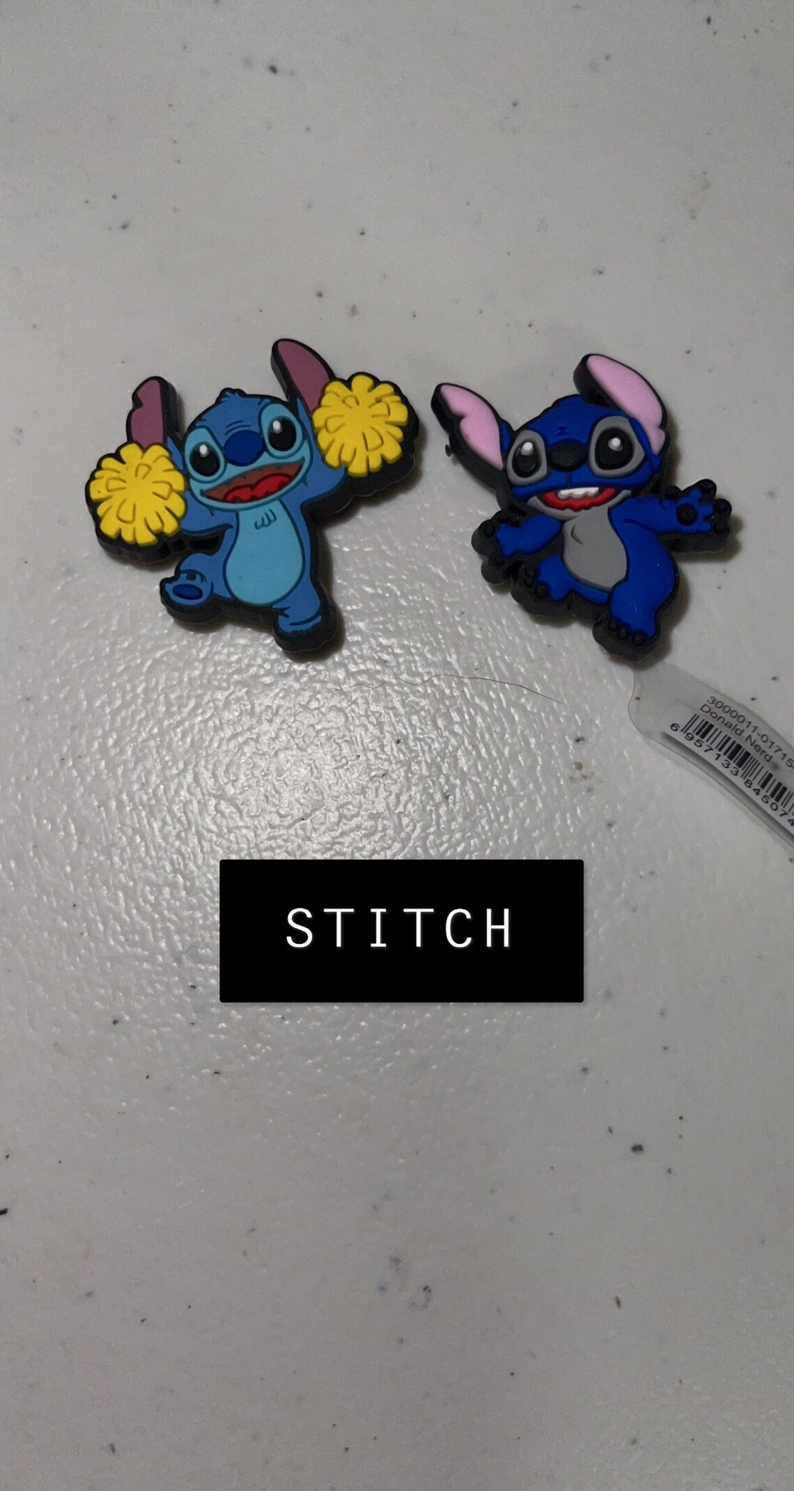 stitch croc pins