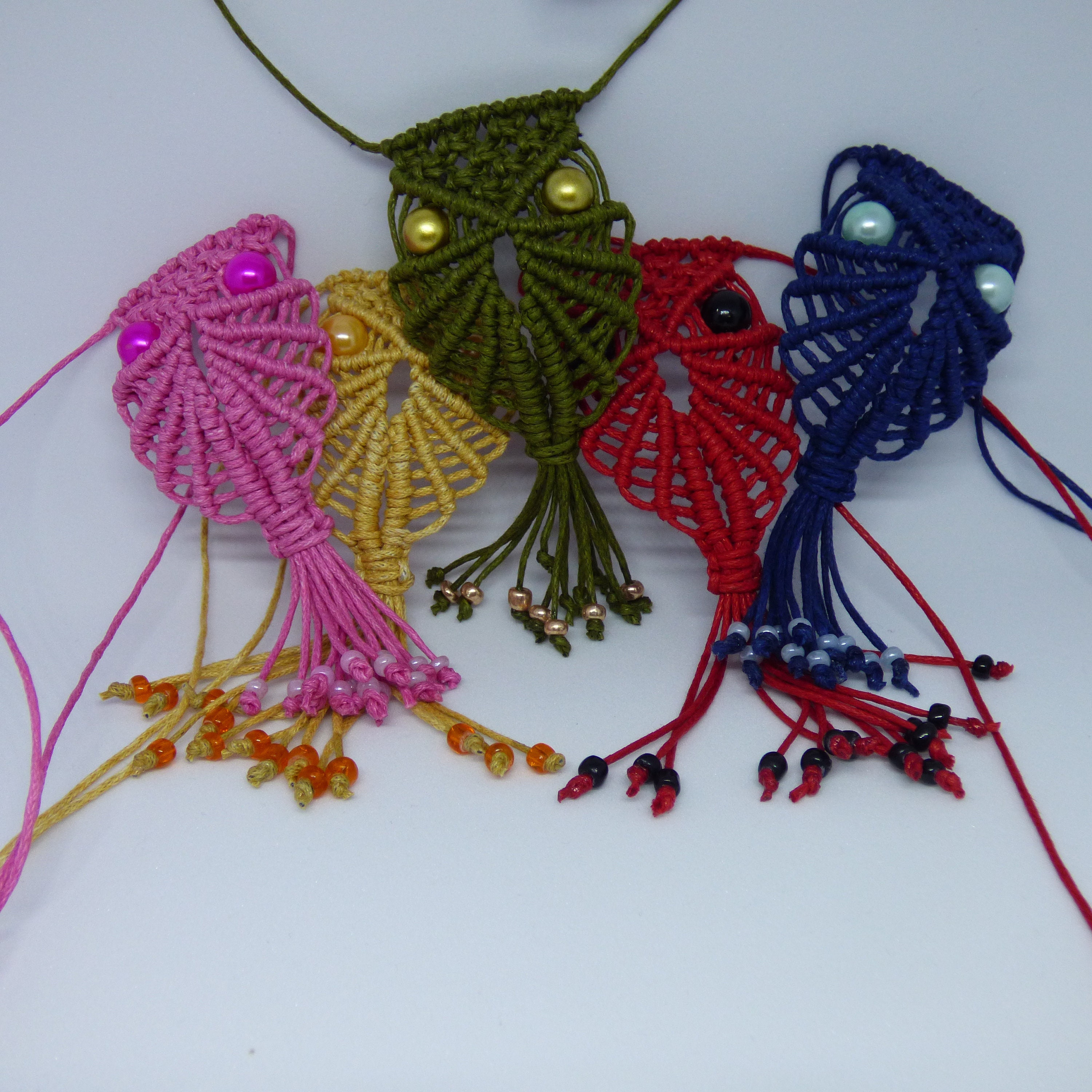 Macrame owl shop necklace