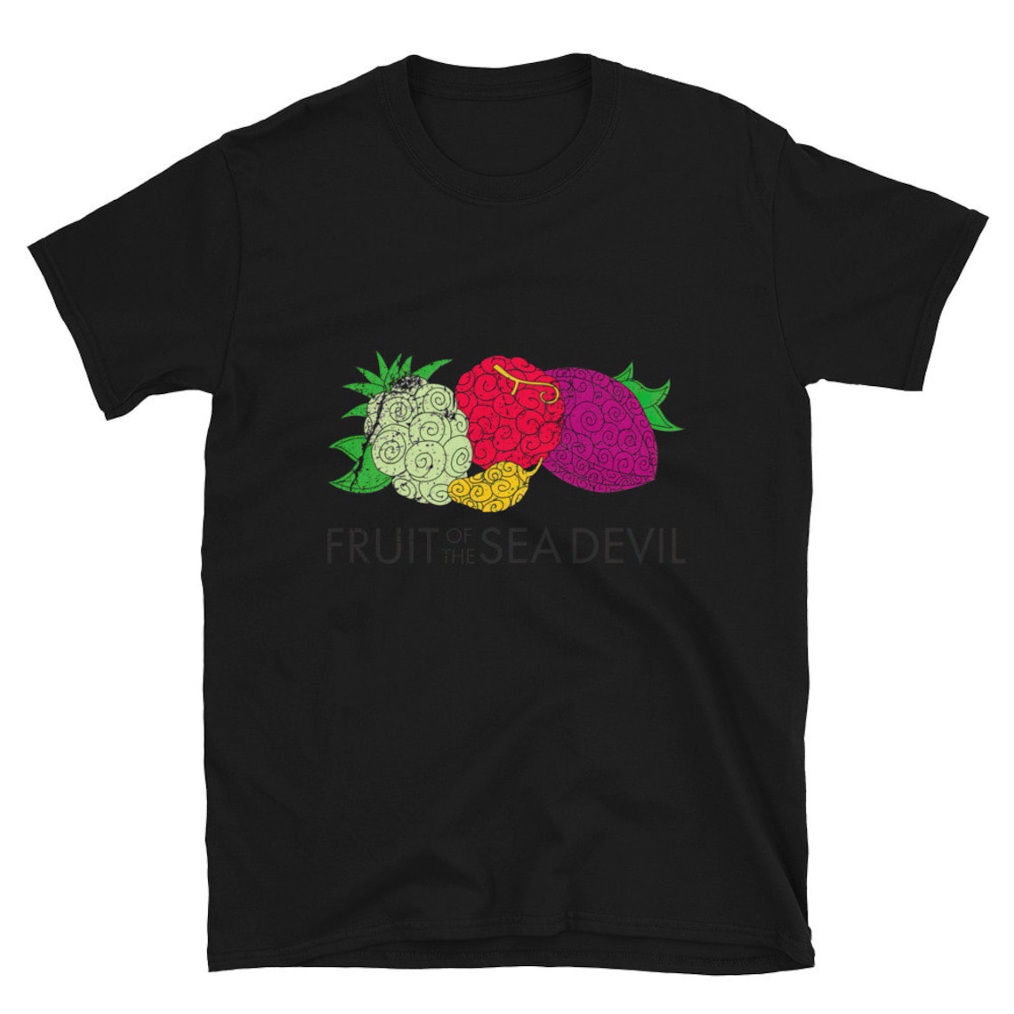 One Piece Devil Fruit Anime Short-sleeve Unisex T-shirt | Etsy